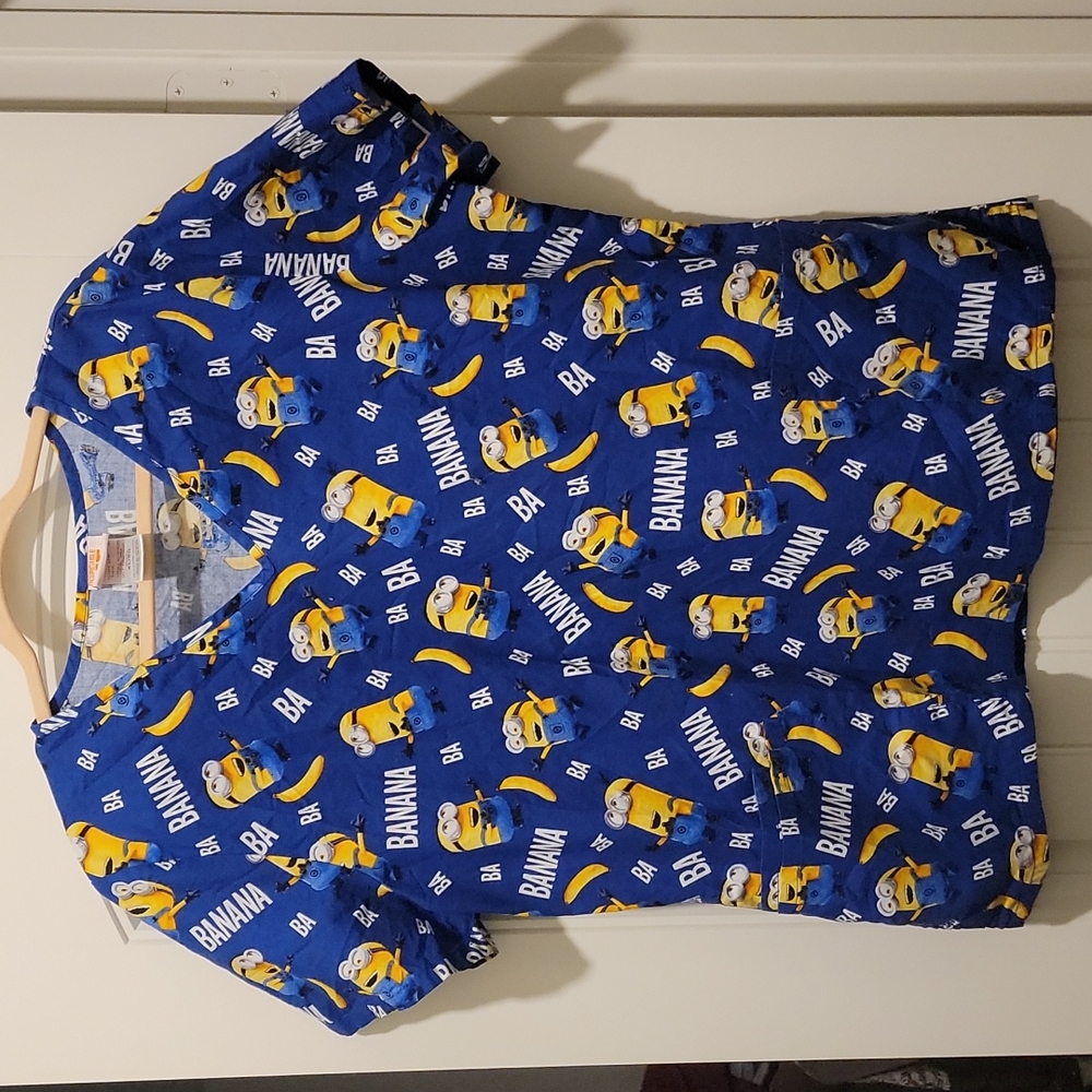 Minion Scrub Top